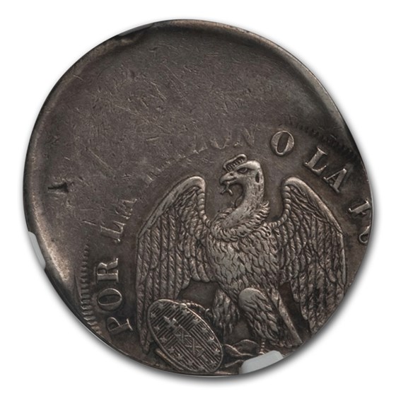 (1863-93) Chile 20 Centavos XF- 45 NGC Mint Error 45% Off Center (1863-93) Chile 20 Centavos XF- 45 NGC Mint Error 45% Off Center